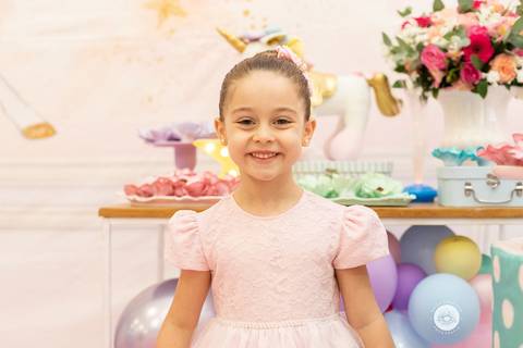 fotografo aniversario joinville decoração unicornio Helena 5 anos Daisy Evaristo Fotografia casa de festa In Festa Buffet fotografo infantil'