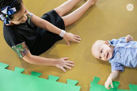 fotografo estudio foto fotografico profissional joinville aniversario kangoos Davi 1 Ano decoração azul'