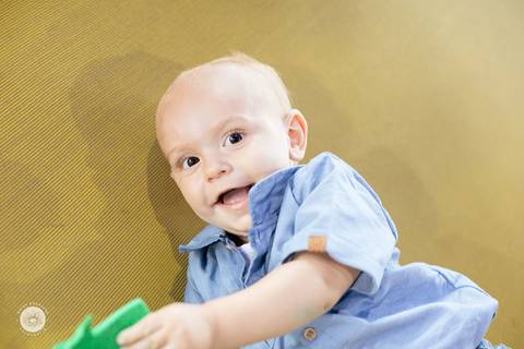 fotografo estudio foto fotografico profissional joinville aniversario kangoos Davi 1 Ano decoração azul'