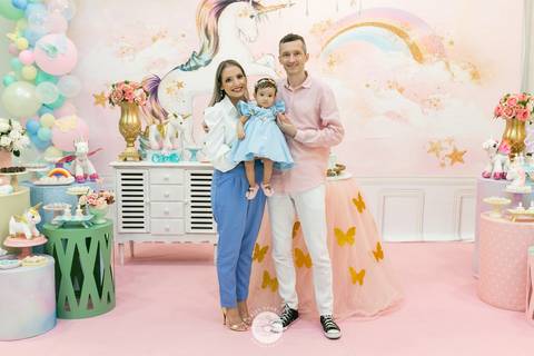 Camilly 1 ano unicornio fotografo profissional aniversario in festa joinville daisy deise dayse evaristo fotografia'