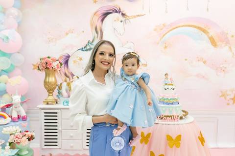 Camilly 1 ano unicornio fotografo profissional aniversario in festa joinville daisy deise dayse evaristo fotografia'
