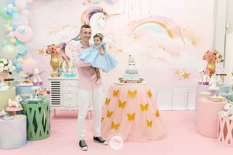 Camilly 1 ano unicornio fotografo profissional aniversario in festa joinville daisy deise dayse evaristo fotografia'