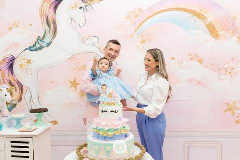 Camilly 1 ano unicornio fotografo profissional aniversario in festa joinville daisy deise dayse evaristo fotografia'