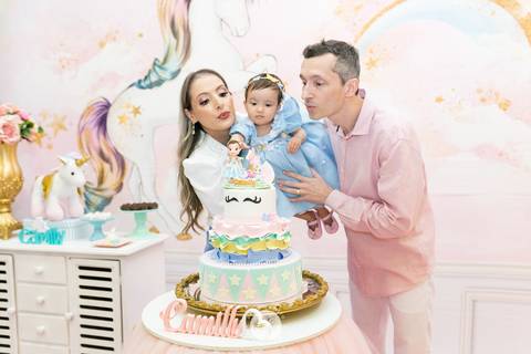 Camilly 1 ano unicornio fotografo profissional aniversario in festa joinville daisy deise dayse evaristo fotografia'