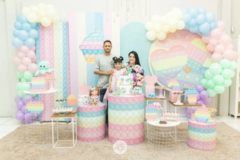 fotografo profissional joinville daisy evaristo aniversario festa infantil alicia 7 anos in festa buffet decoraçao pop it'
