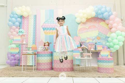 fotografo profissional joinville daisy evaristo aniversario festa infantil alicia 7 anos in festa buffet decoraçao pop it'