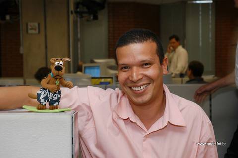 Foto dos funcionários para cartão de Natal SKY'