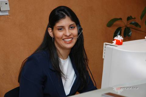 Foto dos funcionários para cartão de Natal SKY'