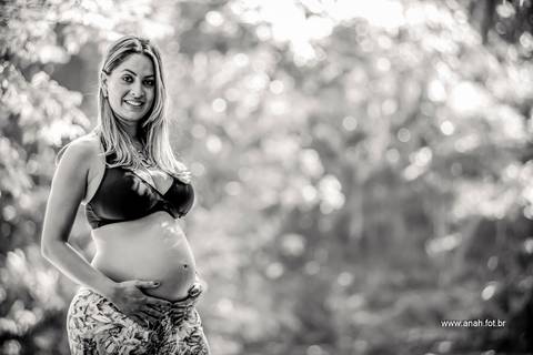 Ensaio gestante no parque'