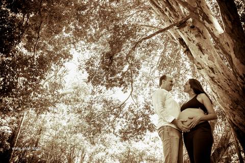 Ensaio gestante no parque'