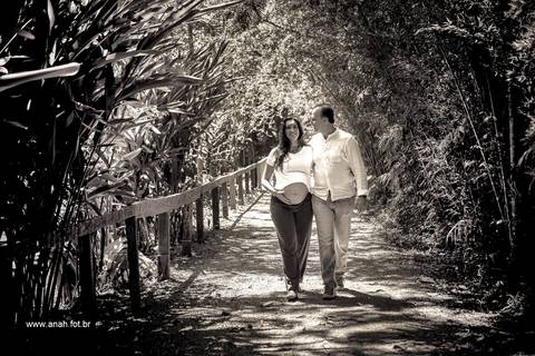 Ensaio gestante no parque'