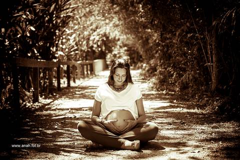 Ensaio gestante no parque'