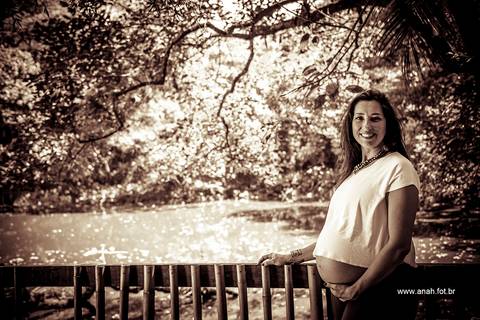 Ensaio gestante no parque'