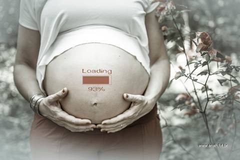 Ensaio gestante no parque'