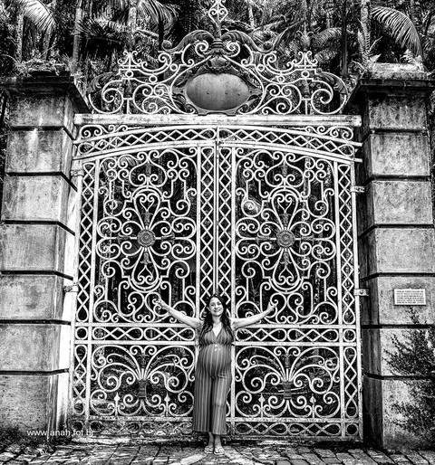 Ensaio gestante no parque'