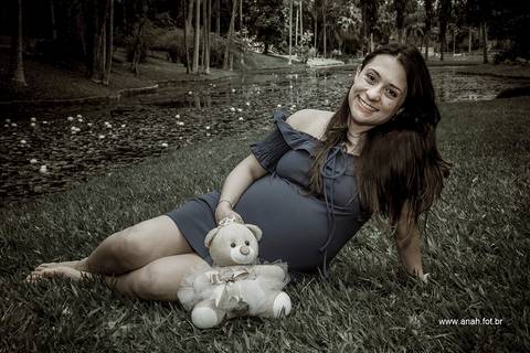 Ensaio gestante no parque'