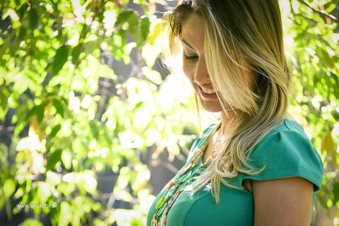 Ensaio gestante no parque'