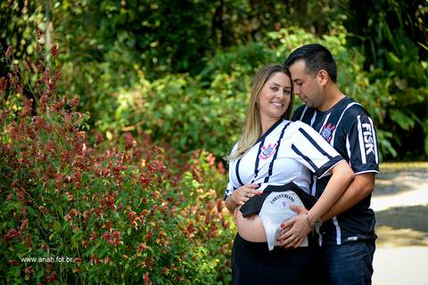 Ensaio gestante no parque'