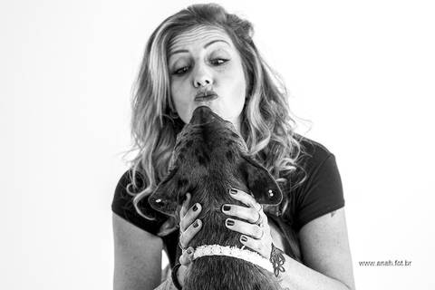 Ensaio pet  estúdio  São Paulo  por Ana Hochheim e Gabi'