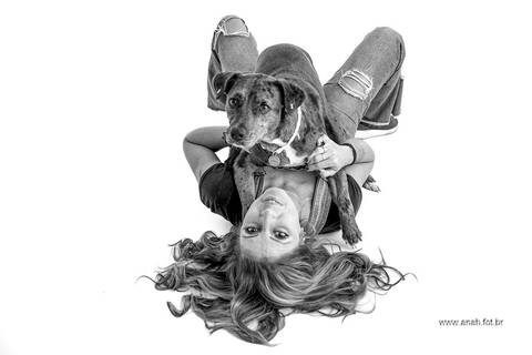 Ensaio pet  estúdio  São Paulo  por Ana Hochheim e Gabi'