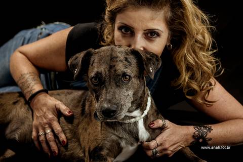 Ensaio pet  estúdio  São Paulo  por Ana Hochheim e Gabi'