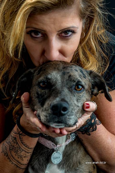 Ensaio pet  estúdio  São Paulo  por Ana Hochheim e Gabi'