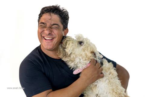 Ensaio pet  estúdio  São Paulo  por Ana Hochheim e Gabi'