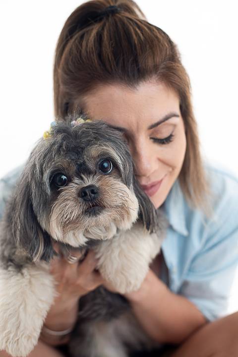 Ensaio pet  estúdio  São Paulo  por Ana Hochheim e Gabi'