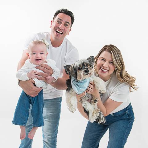 Ensaio pet  estúdio  São Paulo  por Ana Hochheim e Gabi'