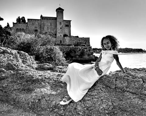 reportaje comunión castillo de Tamarit'