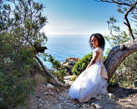 reportaje comunión castillo de Tamarit'