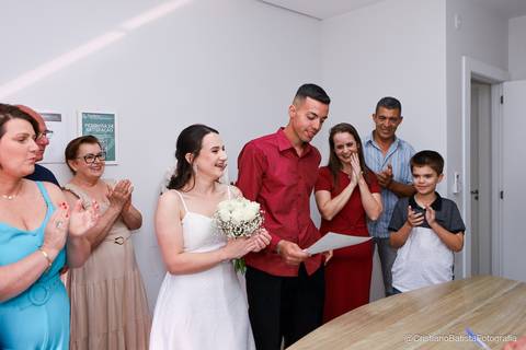 familia em casamento civil
'