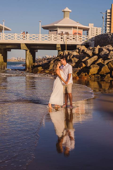 ensaio pre wedding  na ponte dos ingleses na praia de iracema em Fortaleza Ceará'