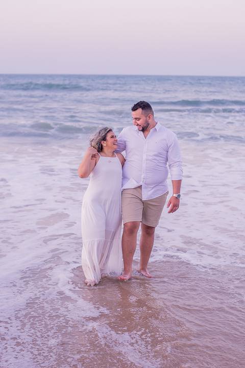 Após o casamento civil, a Ponte dos Ingleses foi o cenário ideal para registrar amor, luz e verdade.'