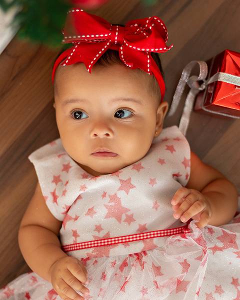 Bebê em ensaio Natalino em Natal/RN no Estúdio Amoradia Foto'