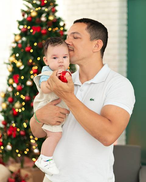 Ensaio Natalino em família no Estúdio Amoradia Foto com Léo e Gabi. Ensaio Natalino em Natal/RN'