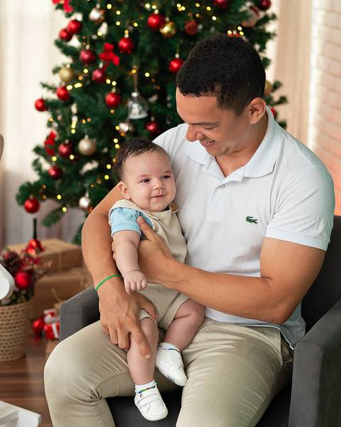 Ensaio Natalino em família no Estúdio Amoradia Foto com Léo e Gabi. Ensaio Natalino em Natal/RN'