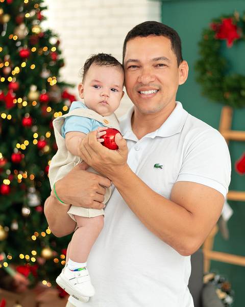Ensaio Natalino em família no Estúdio Amoradia Foto com Léo e Gabi. Ensaio Natalino em Natal/RN'