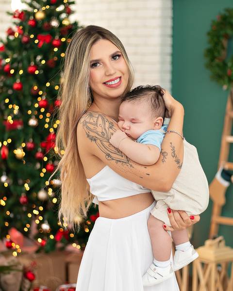 Ensaio Natalino em família no Estúdio Amoradia Foto com Léo e Gabi. Ensaio Natalino em Natal/RN'