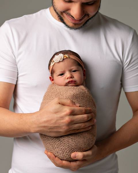 Ensaio Newborn de bebê recém-nascido em Estúdio. Newborn em Natal/RN. Amoradia Foto.'
