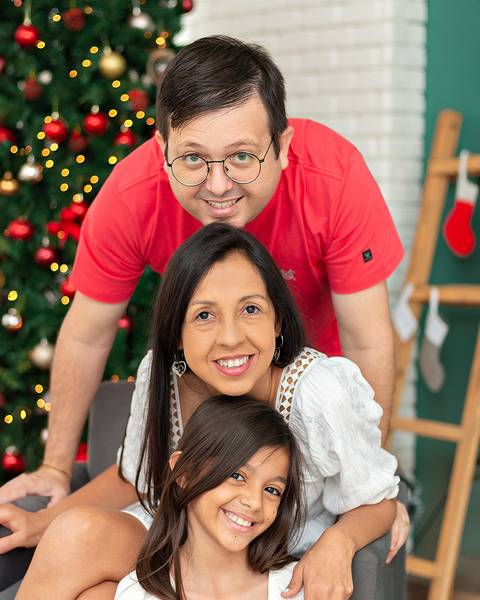 Ensaio de Natal em família no Estúdio Amoradia Foto em Natal/RN'
