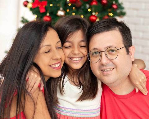 Ensaio de Natal em família no Estúdio Amoradia Foto em Natal/RN'