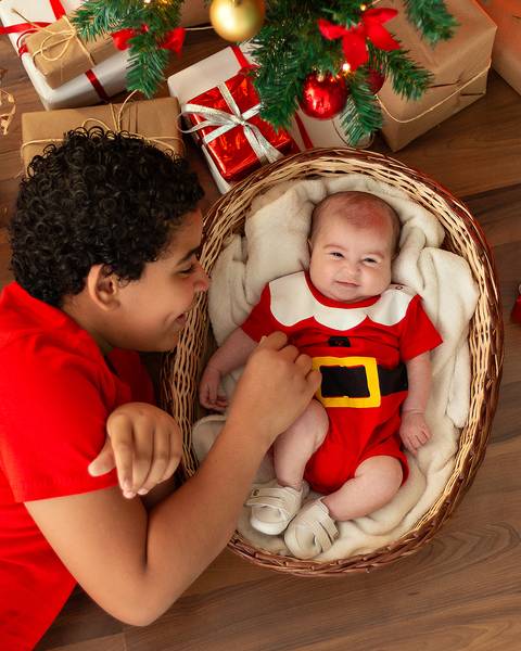 Ensaio de Natal em Família em estúdio Amoradia Foto'