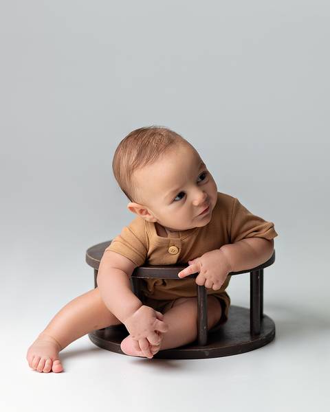 Ensaio de Acompanhamento infantil em estúdio Amoradia Foto em Natal/RN'