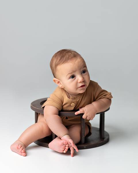 Ensaio de Acompanhamento infantil em estúdio Amoradia Foto em Natal/RN'