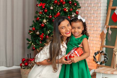 Ensaio natalino em família no Estúdio Amoradia Foto em Natal/RN'