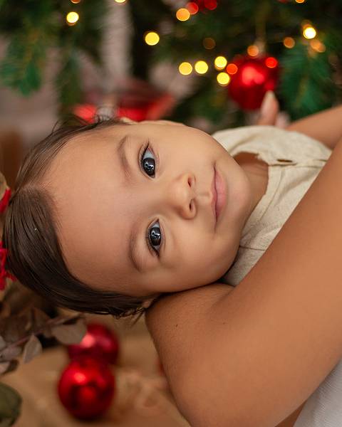 Ensaio de Natal em Família em estúdio'