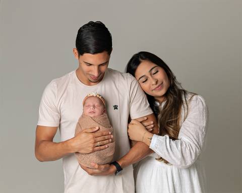 Ensaio Newborn de Aurora em Estúdio em Natal/RN'