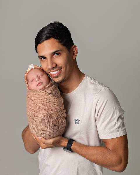 Ensaio Newborn de Aurora em Estúdio em Natal/RN'