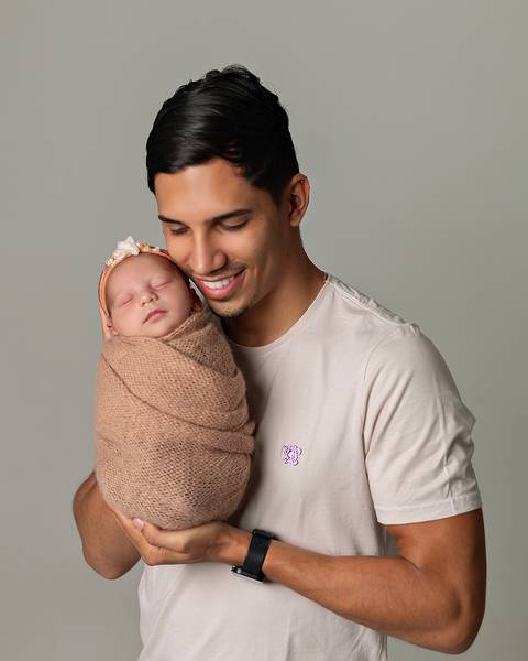 Ensaio Newborn de Aurora em Estúdio em Natal/RN'